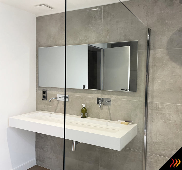 radiateur miroir infrarouge 700W horizontal 170 cm long
