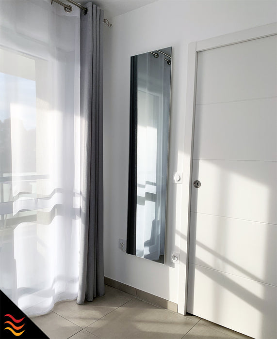 chauffage rayonnant infrarouge miroir design