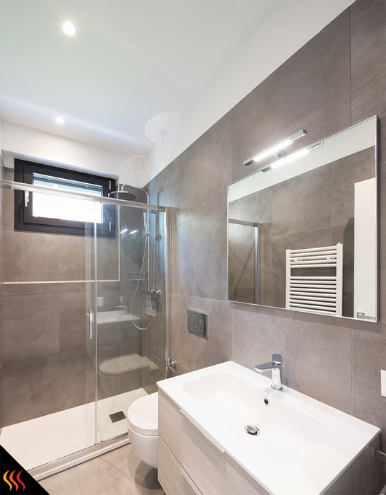 radiateur électrique miroir chauffant infrarouge design