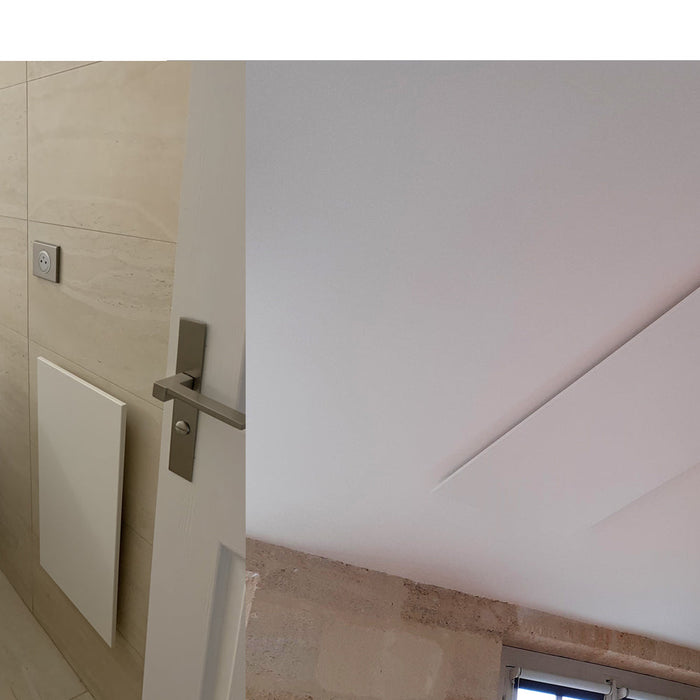 Installation d'un radiateur électrique infrarouge Heat4all