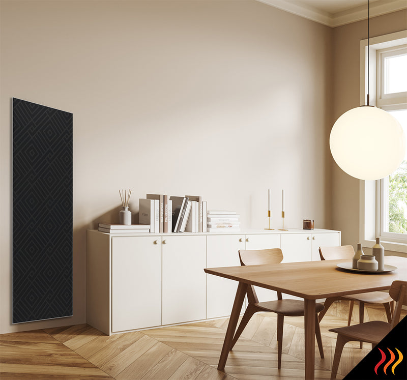 Radiateur électrique rayonnant Extra Plat Décor au choix 1000W Large – Vertical ou Horizontal 60 cm x 160 cm x 2 cm – CI-DECOR-014 ou CI-DECOR-015