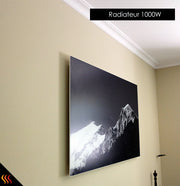 Radiateur électrique rayonnant infrarouge tableau d'art architecte