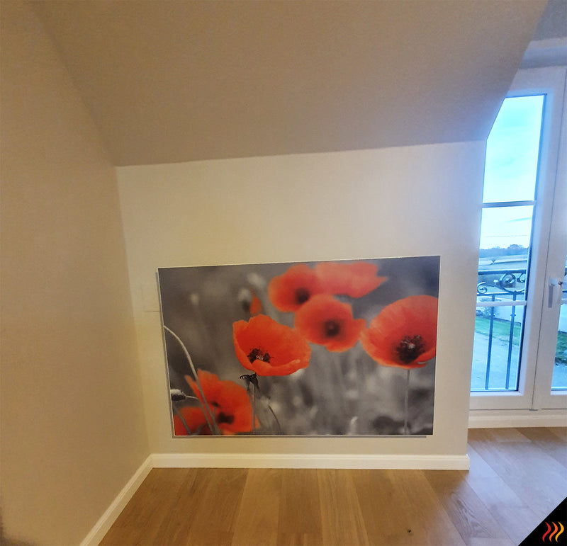 Radiateur électrique rayonnant infrarouge tableau d'art architecte