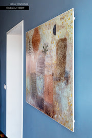 Radiateur électrique rayonnant infrarouge tableau d'art architecte