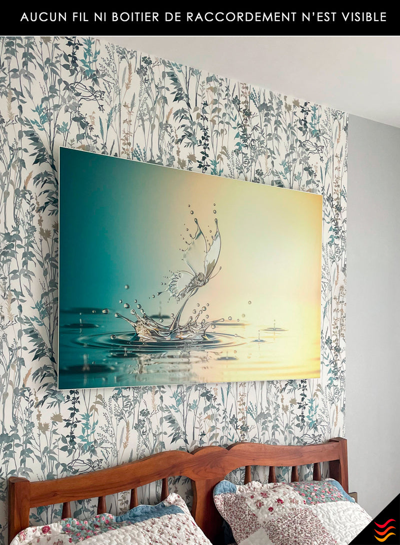 Radiateur électrique rayonnant Extra Plat Décor au choix 1000W – Vertical ou Horizontal 80 cm x 120 cm x 2 cm – CI-DECOR-011 ou CI-DECOR-012