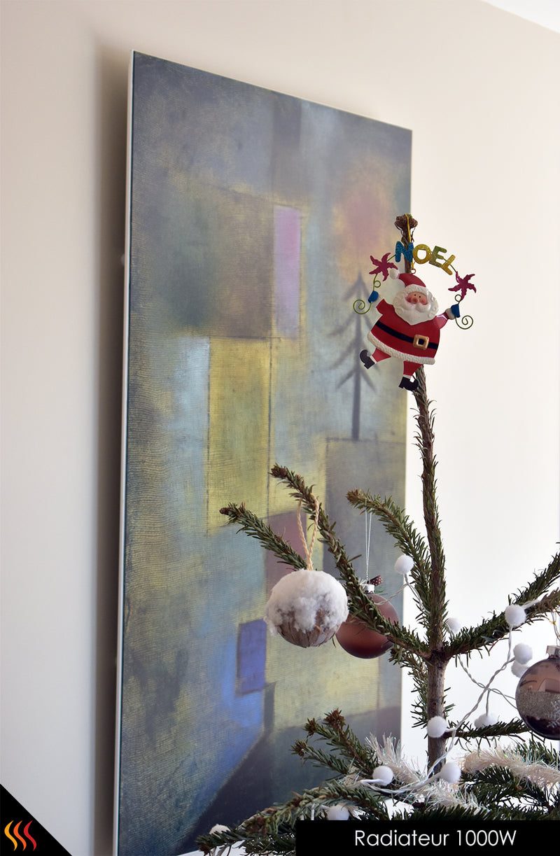 Radiateur électrique rayonnant infrarouge tableau d'art architecte