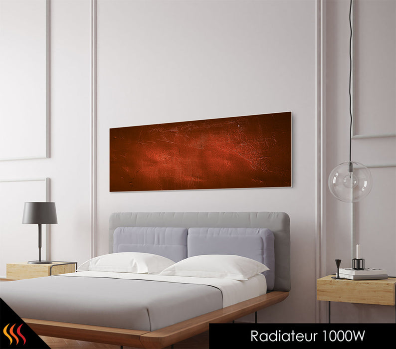 Radiateur Mural Infrarouge 430W Easyheater - Design Manhattan Ultra-plat - Chauffage Rapide Jusqu'à 12 M²