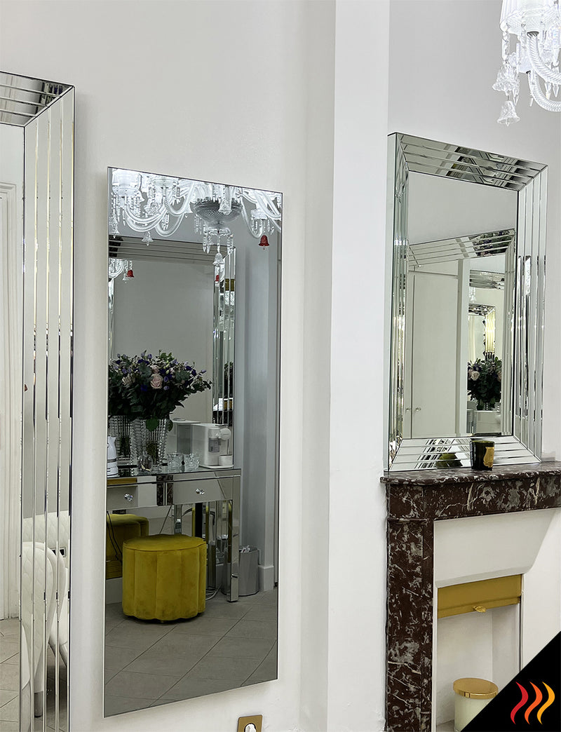 radiateur électrique miroir d'architecte