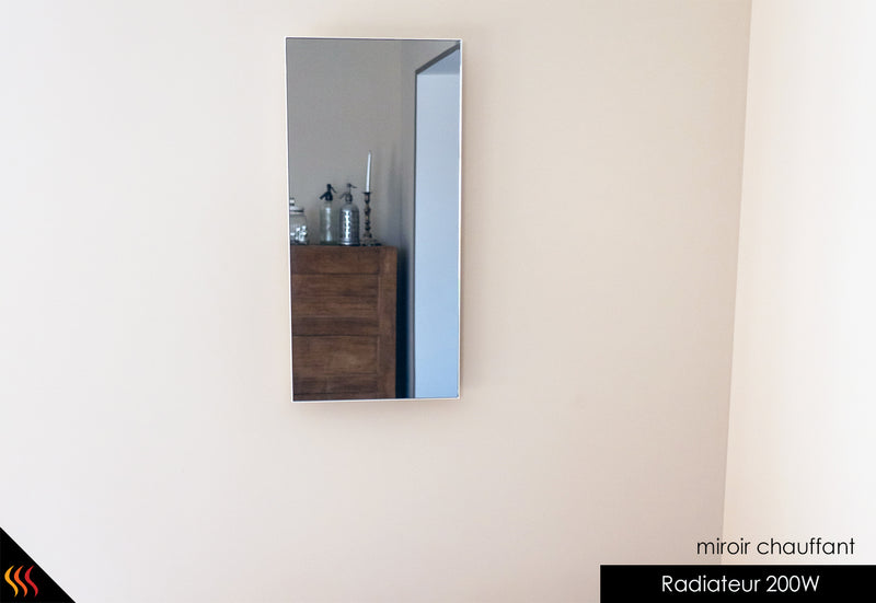 Chauffage infrarouge miroir chauffant