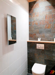 radiateur miroir chauffant salle de bain WC