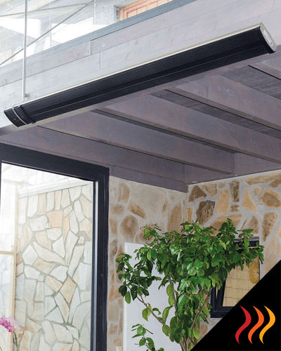 chauffage par infrarouge est prévu pour l’intérieur (salle de bain, espace spa et bien-être, etc.) ou l’extérieur couvert (et abrité du vent sous peine de réduire les performances) : vérandas, patio, terrasses, jardins d’hiver