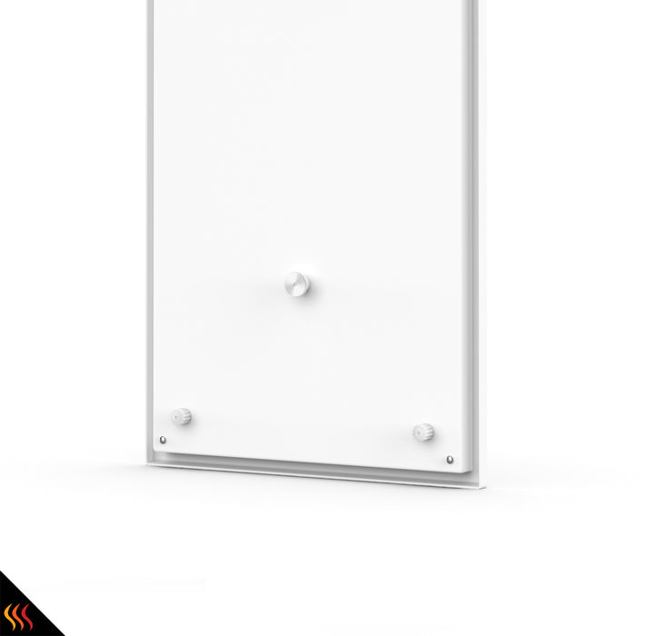 Radiateur electrique panneau rayonnant miroir chauffage thermostat connecté  et wifi couleur - blanc, puissance - 600w VERELEC