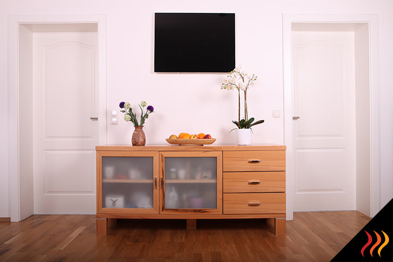 radiateur électrique infrarouge extra plat design NOIR