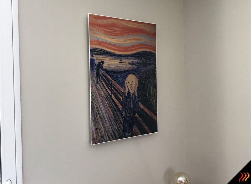 chauffage infrarouge tableau munch