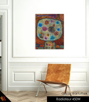 Chauffage électrique infrarouge rayonnant décoratif tableau d'art