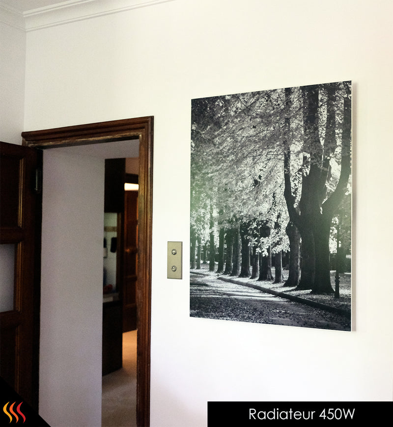 Chauffage électrique infrarouge rayonnant décoratif tableau d'art