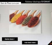 panneau rayonnant décoratif