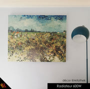 Radiateur électrique infrarouge tableau d'art d'architecte