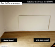 Chauffage infrarouge extra plat design 2 cm épais