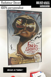 chauffage rayonnant haute performance design avec cadre noir