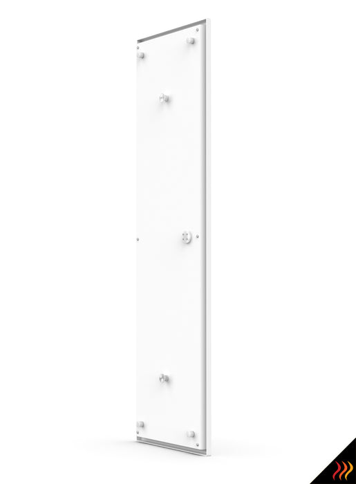 Radiateur électrique rayonnant Extra Plat Blanc 1000W – Vertical 60 cm —