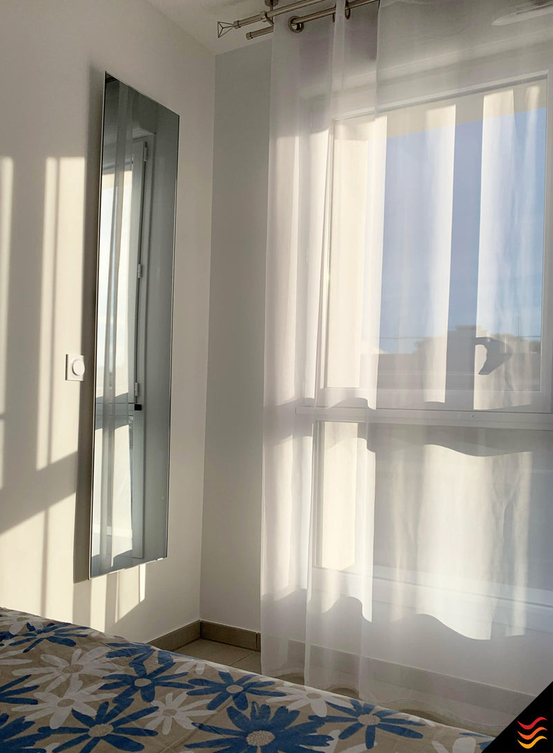 Radiateur électrique miroir chauffant 700W