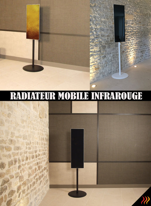 Radiateur électrique infrarouge IRL mobile d'appoint sur mesure