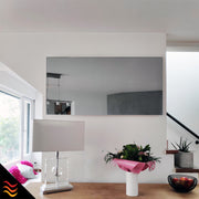 Radiateur miroir chauffant salon 120 cm de long horizontal