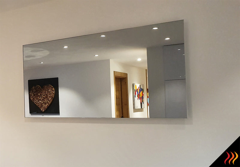 Miroir radiateur extra plat design infrarouge chaleur douce