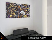 Radiateur électrique infrarouge design tableau d'art décoratif
