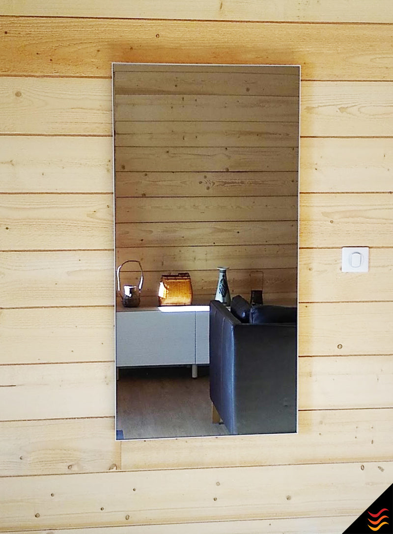 radiateur miroir rayonnant chaleur douce extra plat 2 cm