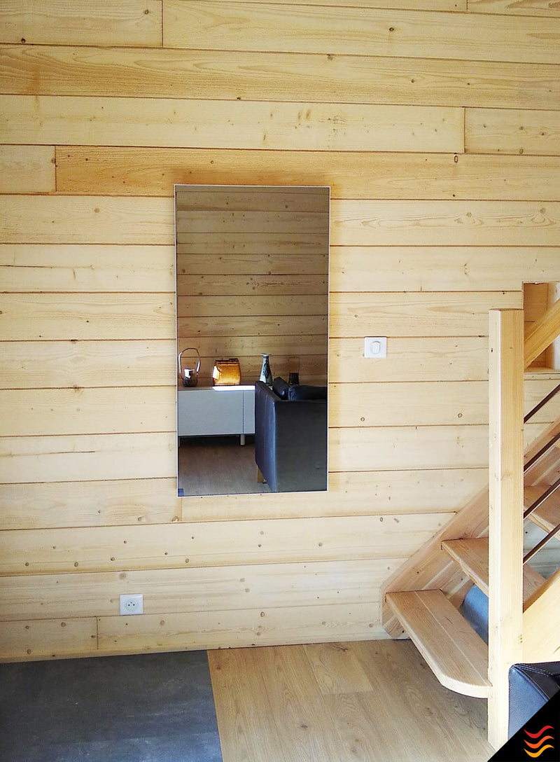 radiateur miroir rayonnant chaleur douce extra plat 2 cm