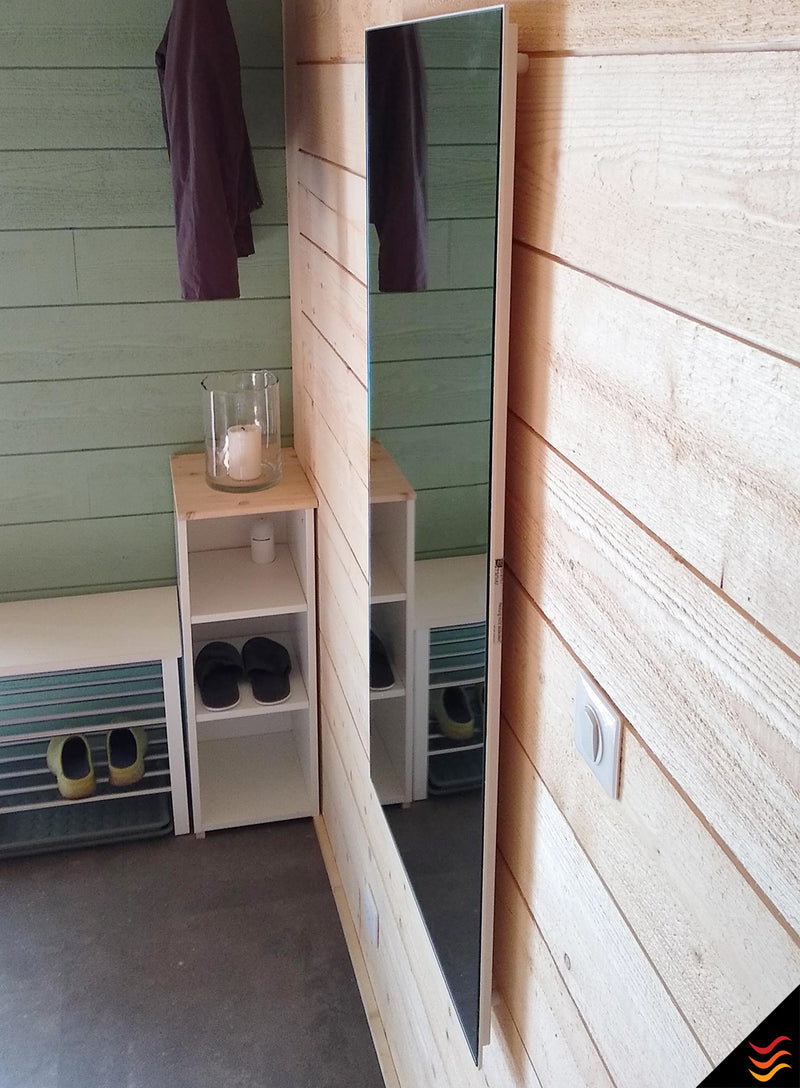 chauffage rayonnant miroir infrarouge extra plat