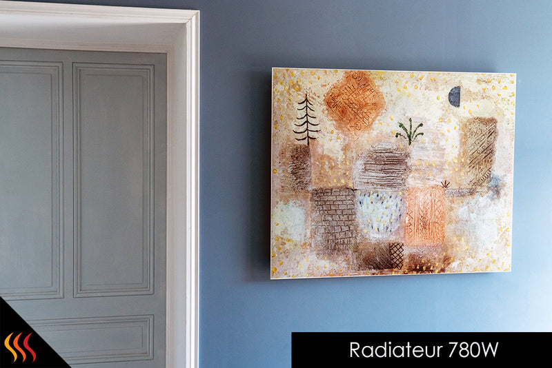 Radiateur électrique infrarouge design tableau d'art décoratif