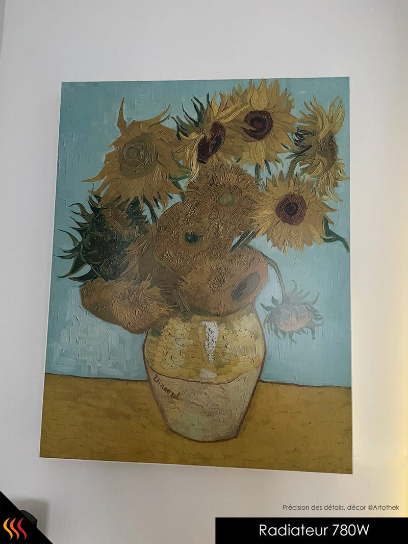 Radiateur électrique infrarouge design tableau d'art décoratif