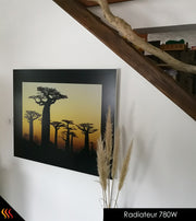 Radiateur électrique infrarouge design tableau d'art décoratif
