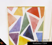 Encadrement optionnel pour radiateur tableau d'art ou radiateur en verre teinté design