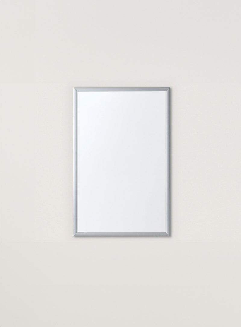 Chauffage infrarouge extra plat blanc cadre gris