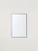Chauffage infrarouge extra plat blanc cadre gris