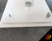 Kit de suspension par filins pour radiateur infrarouge plafond