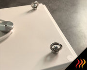 Kit de suspension par filins pour radiateur infrarouge plafond