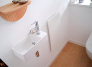 Mini chauffage électrique pour WC : radiateur extra plat rayonnant infrarouge