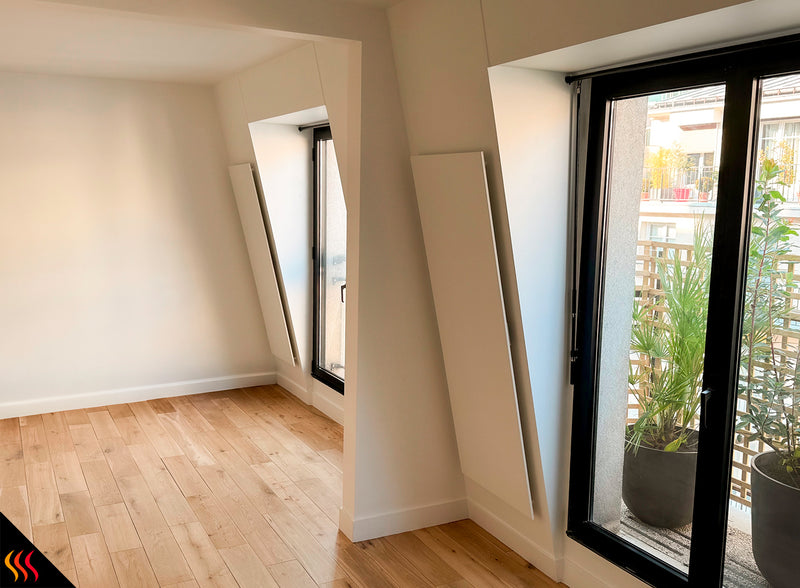 Panneau rayonnant infrarouge design sur rampants 1000W