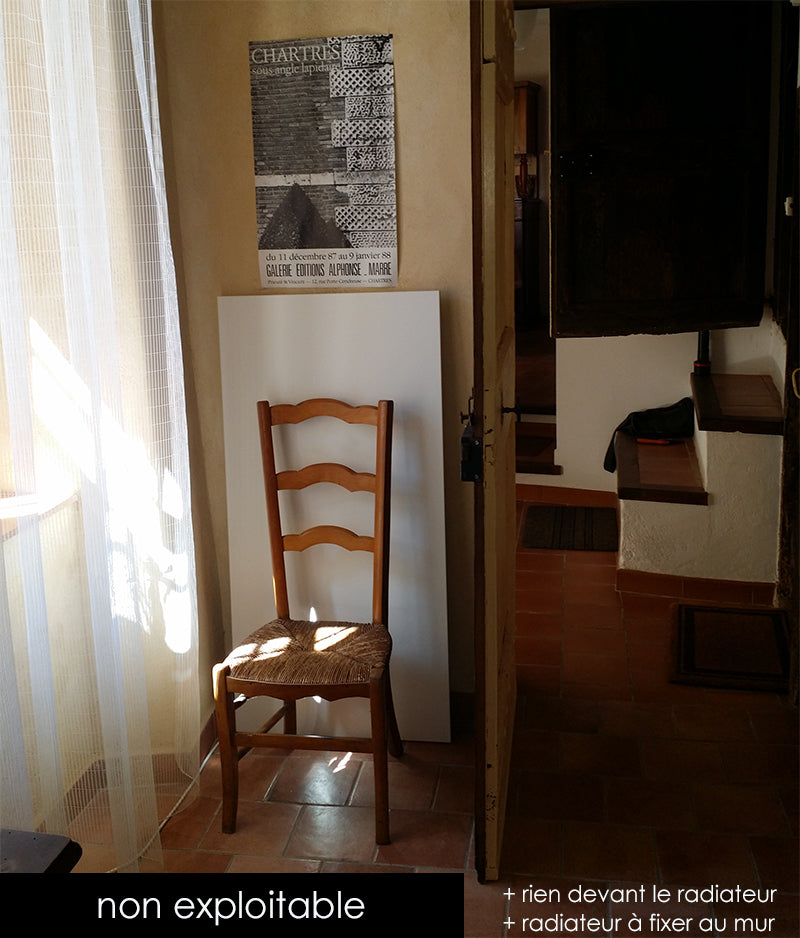 Radiateur design infrarouge photo avis clients Heat4all