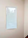 Radiateur extra plat verre teinté blanc 700W
