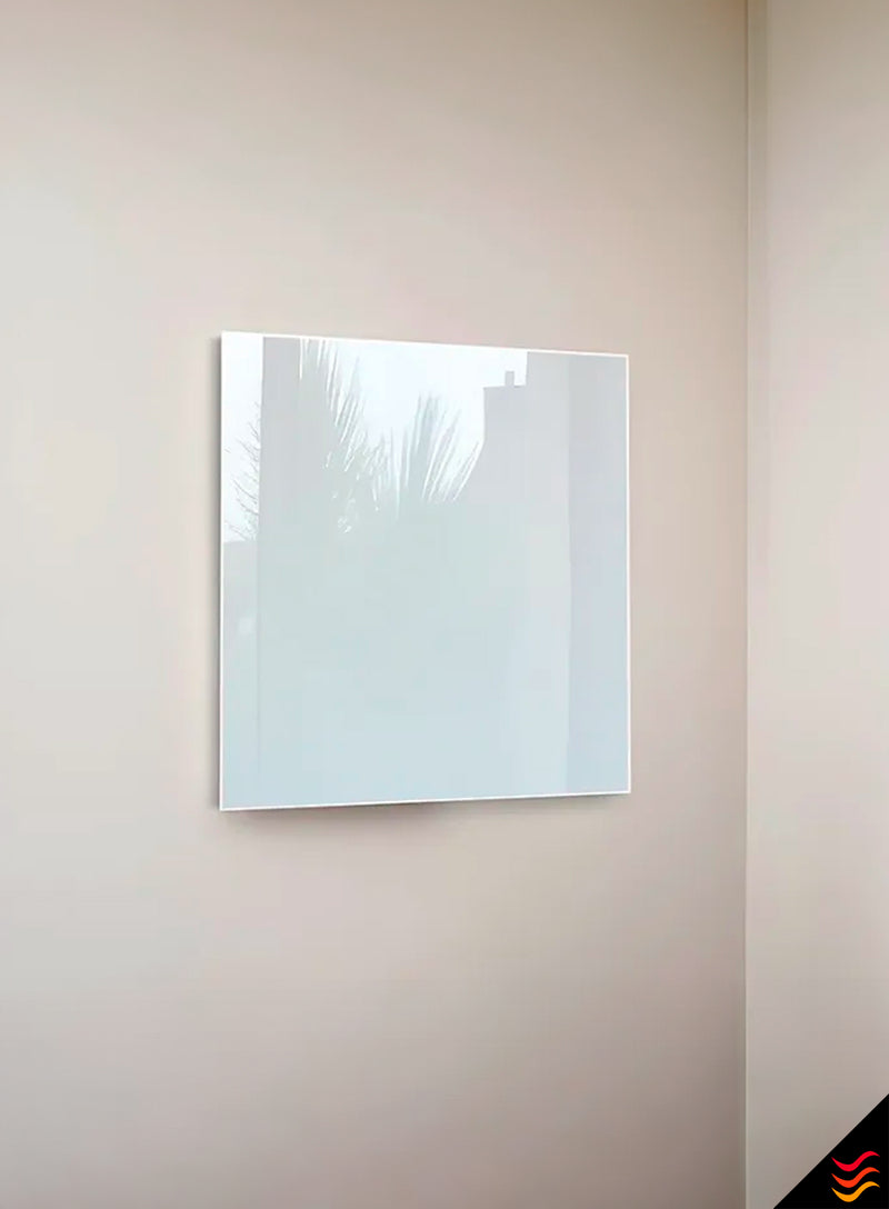 Radiateur infrarouge panneau rayonnant verre 60 cm x 60 cm 350W