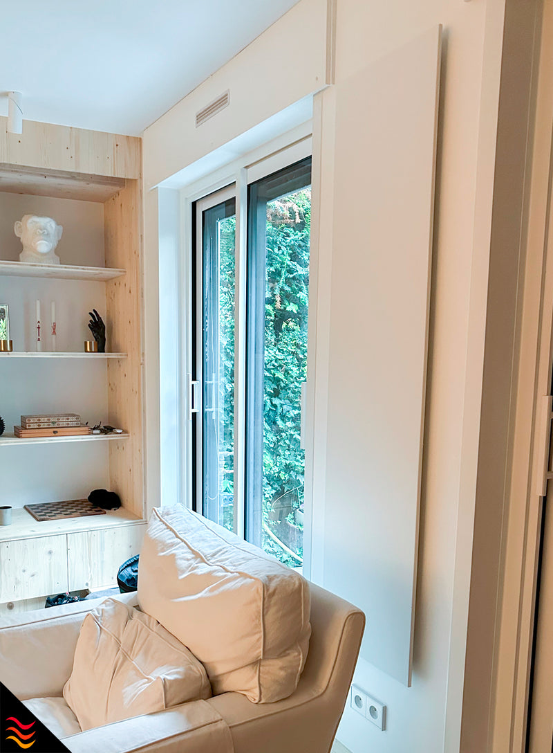 Radiateur électrique rayonnant extra compact 40 cm large Heat4all