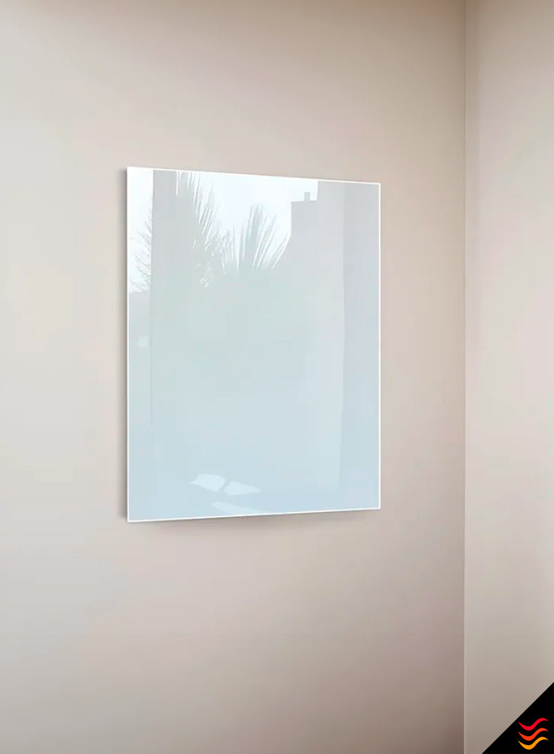 Radiateur électrique verre teinte blanc 450W Heat4all