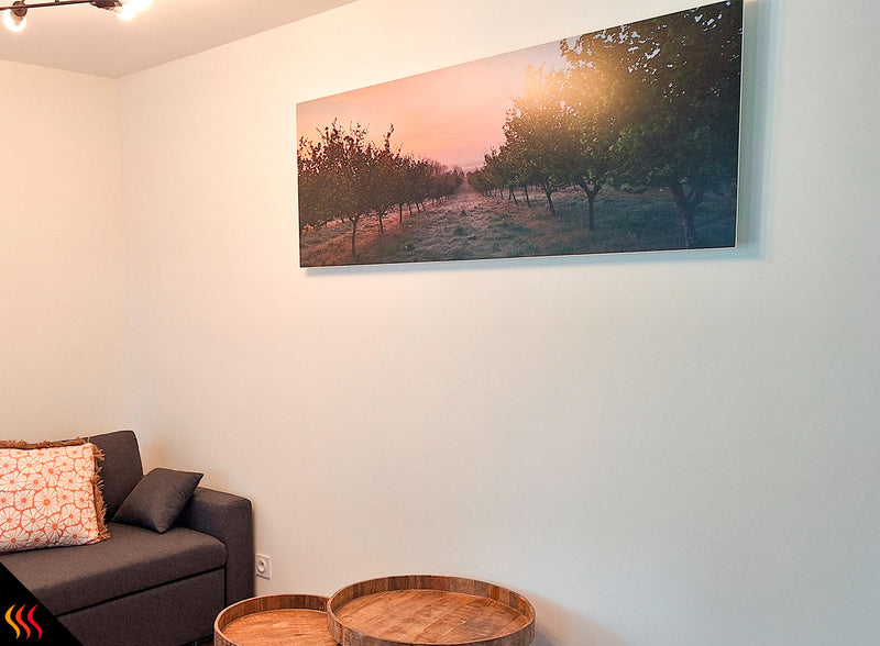 Radiateur rayonnant décoratif 1000W 160 cm