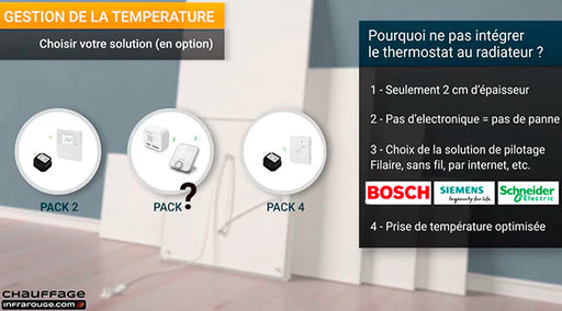 choix solution de pilotage radiateur